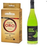 Кофе молотый и банановый сироп